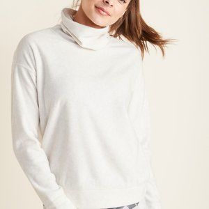 White Go-Warm Micro Performance Fleece Funnel-Neck Pullover for Women Old Navy